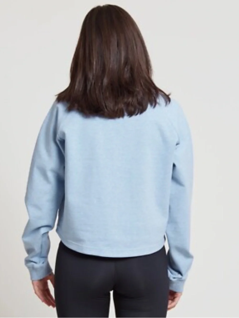 Nike Lab Women's Essentials Fleece Crew Sweatshirt (Blue) Medium